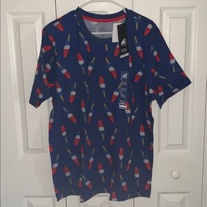 American Dream Blue and Red Popsicle Tee